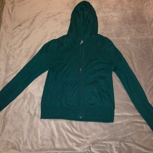Lightly used teal Caslon zip up